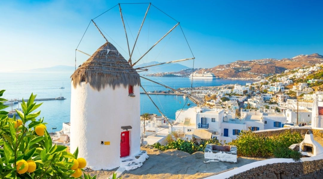 Santorini wiatrak