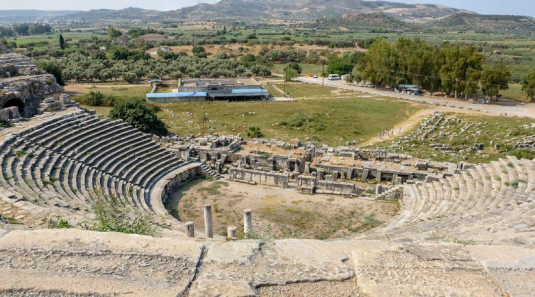 Starożytny teatr w Milecie, Turcja.