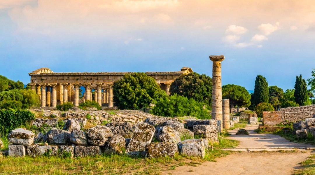 Paestum w Kampanii to imponujące ruiny 3 świątyń.