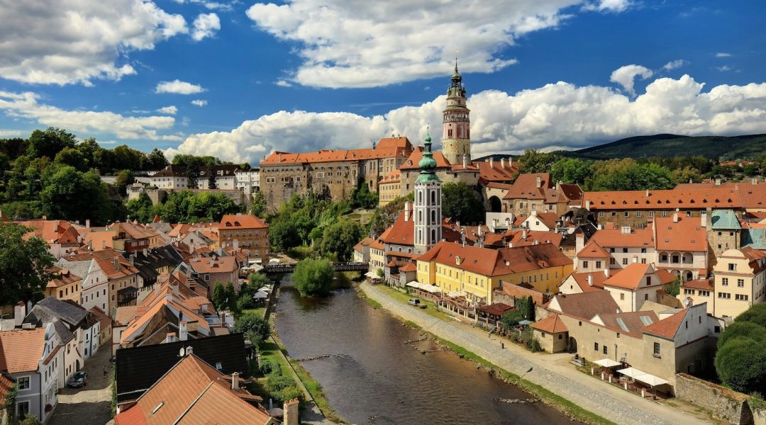 Czeski Krumlow Wełtawa
