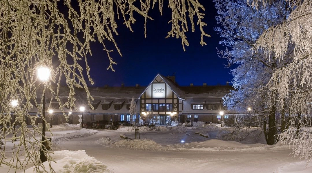 Sylwester bez fajerwerków w Hotelu SPA Dr Irena Eris Wzgórza Dylewskie zimą.
