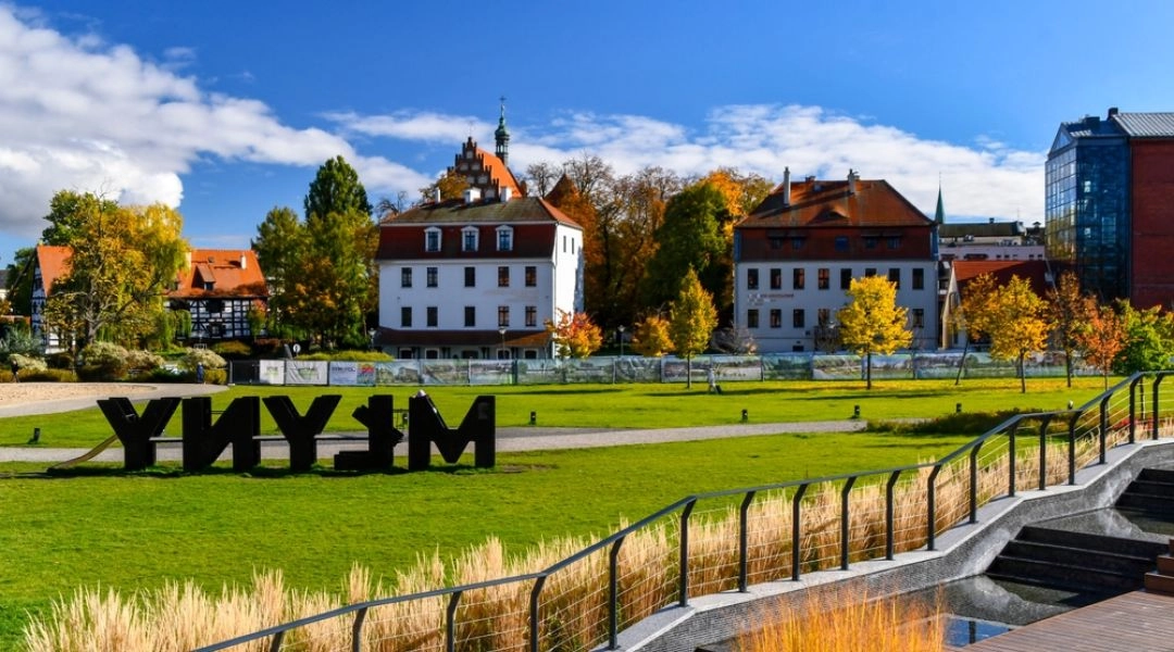 Wyspa Młyńska w Bydgoszczy, zielona przestrzeń w centrum miasta