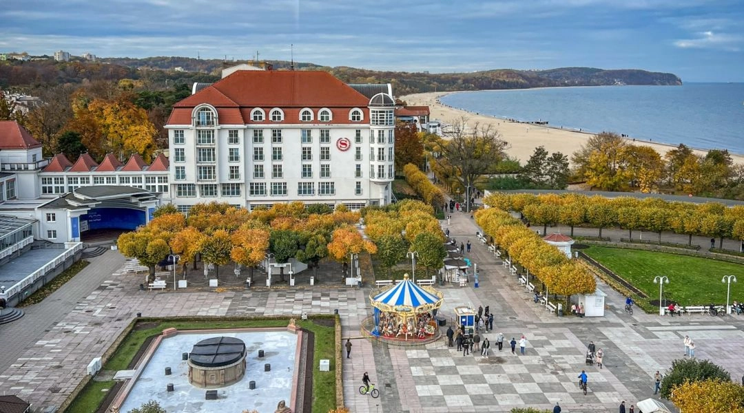 Grand Hotel w Sopocie po sezonie