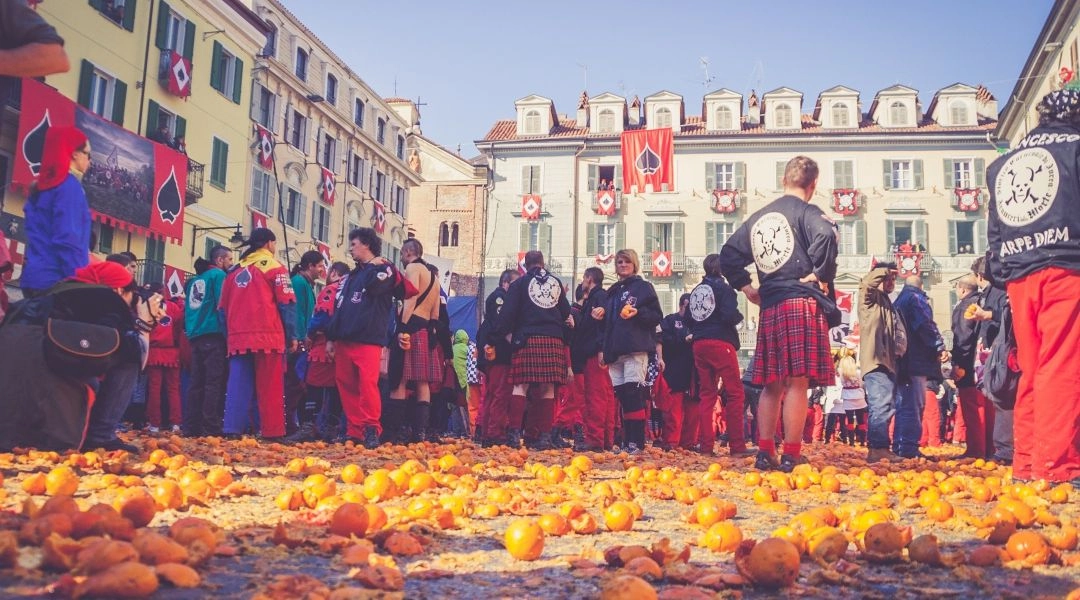 bitwa na pomarańcze ivrea