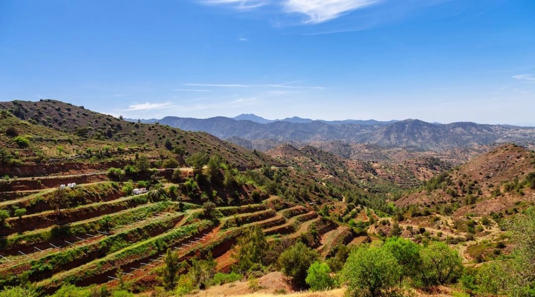 Troodos góry Cypr