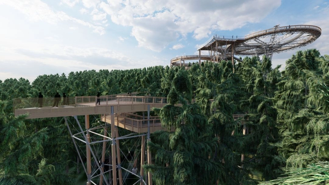 Sky Walk „Serce Poronina”, Małe Ciche