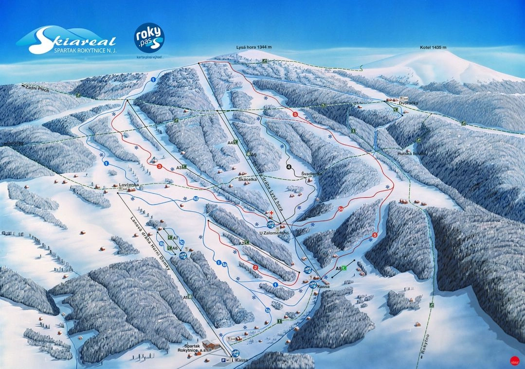 Rokytnice nad Jizerou mapa czechy