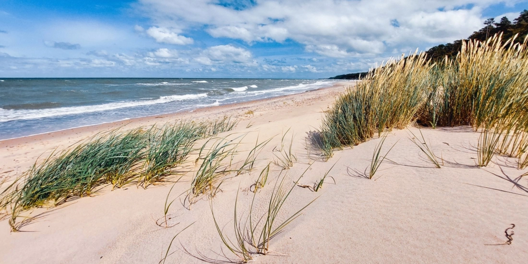 Bałtyk po sezonie plaża Poddąbie