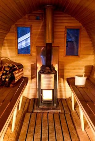 pływająca sauna giżycko