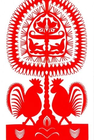 wycinanka polska leluja