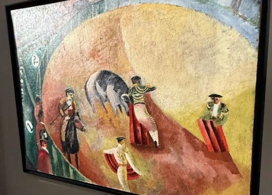 "Corrida" Mojżesza Kislinga na wystawie w Konstancinie.