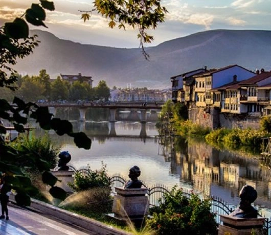 Miasto Amasya w Turcji.