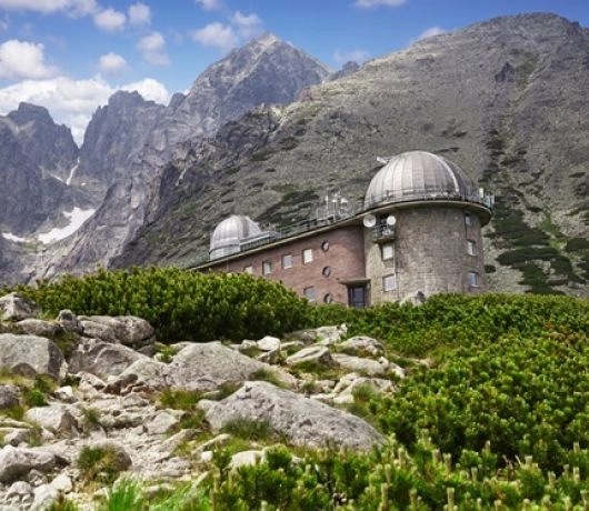 Obserwatorium na Skalnate Pleso na Słowacji.