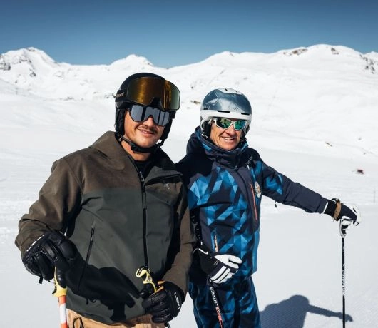 Sepp i David w górach