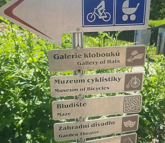 pałac Nové Hrady, ogrody