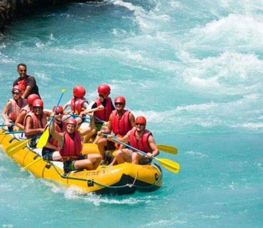 Rafting na tureckiej rzece Kopru.