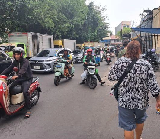 Dżakarta ruch uliczny