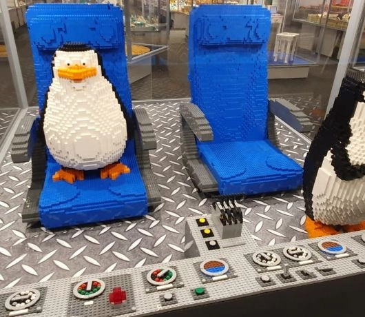 Pingwiny z Madagaskaru z Lego