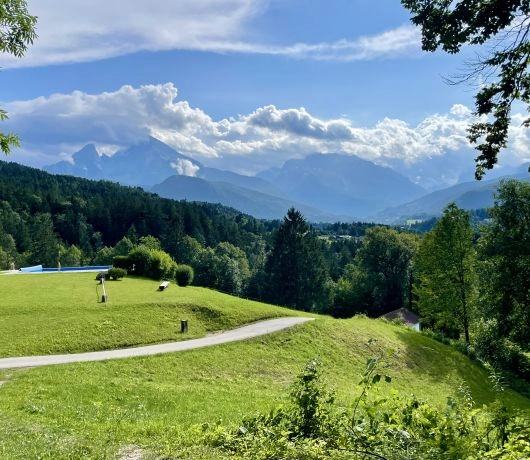 widok na Alpy