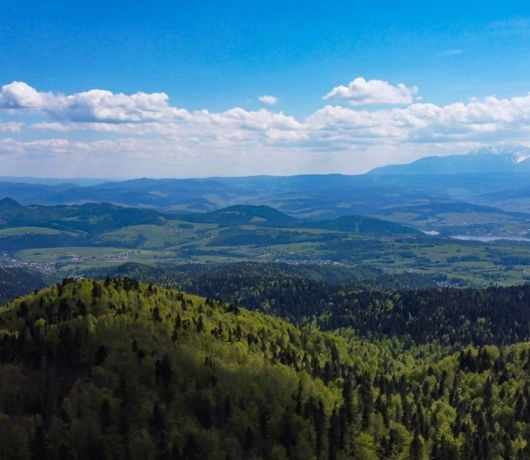 Widok z Lubania.