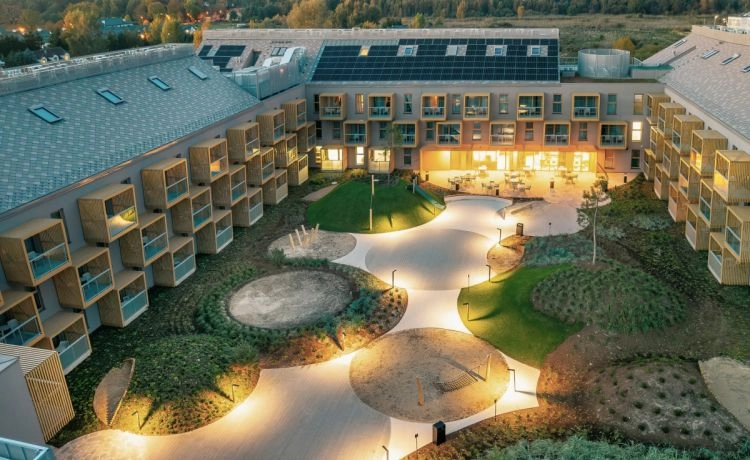 Nickel Resort & Wellnest Grzybowo tarasy do jogi i patio