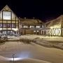 Hotel SPA Dr Irena Eris Wzgórza Dylewskie zimą nocą bez fajerwerków