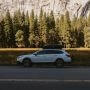 Volvo z bagażnikiem dachowym