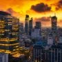Warszawa na weekend - zachód słońca