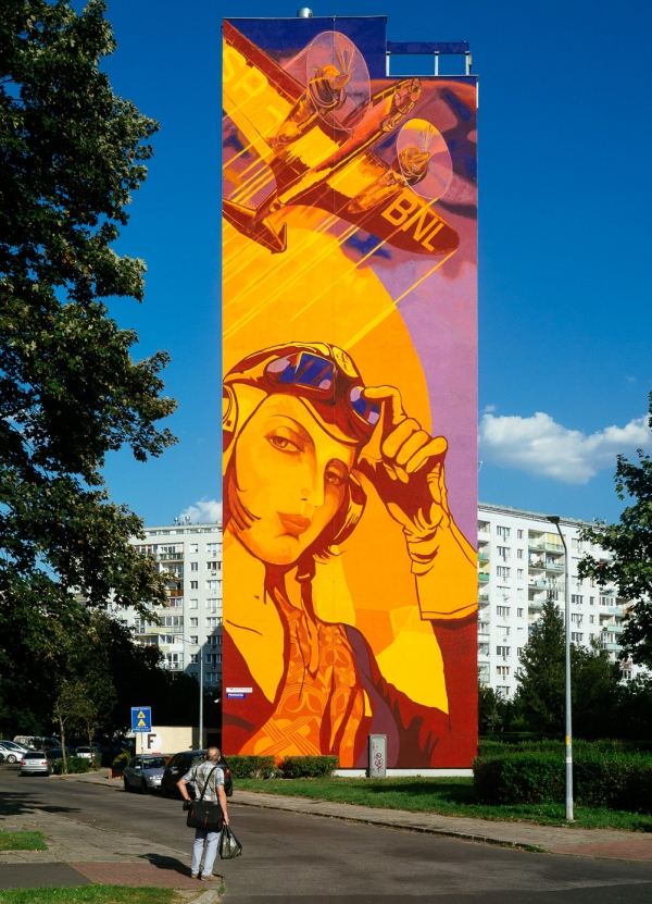 Rafał Roskowiński i Jacek Zdybel, ul. Pilotów 16f oraz Zosen Bandido, ul. Pilotów 18e / fot. archiwum Instytut Kultury Miejskiej