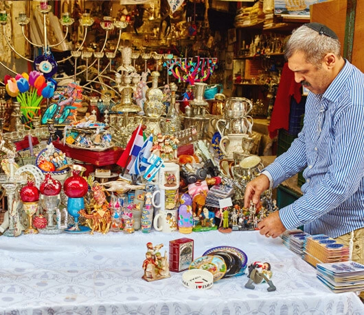 Rynek Karmel w Izraelu