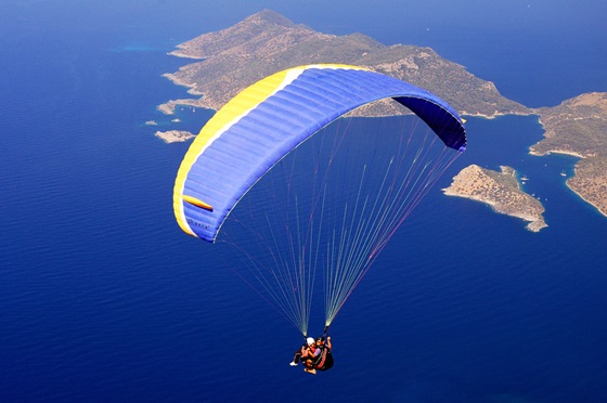 Paragliding w Turcji.