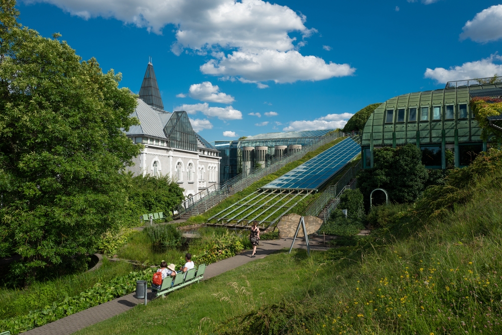 Ogród botaniczny na dachu biblioteki UW, Warszawa
