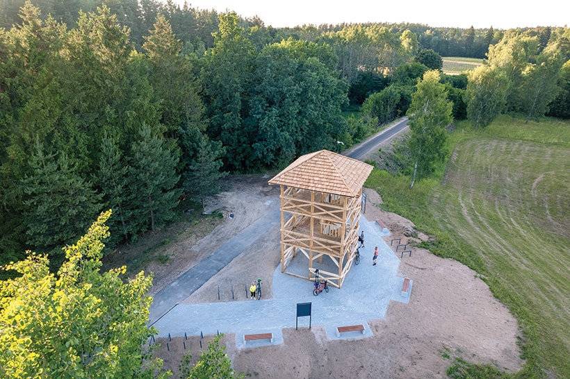 Biskupiec trasa rowerowa