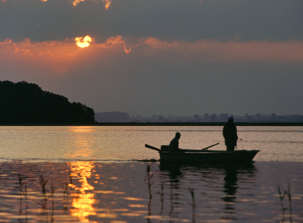 Mazury po sezonie - jezioro Mamry