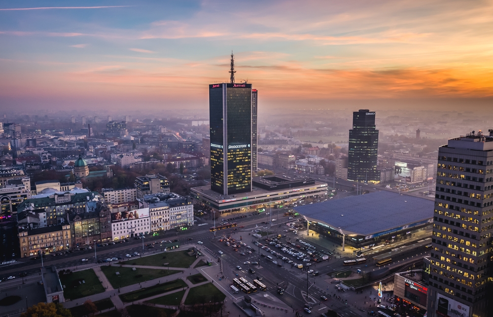 Warszawa centrum panorama miasta Śródmieście weekend wydarzenia