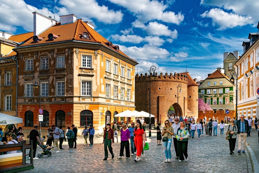 Spacer po Starym Mieście w Warszawie w okresie wielkanocnym.